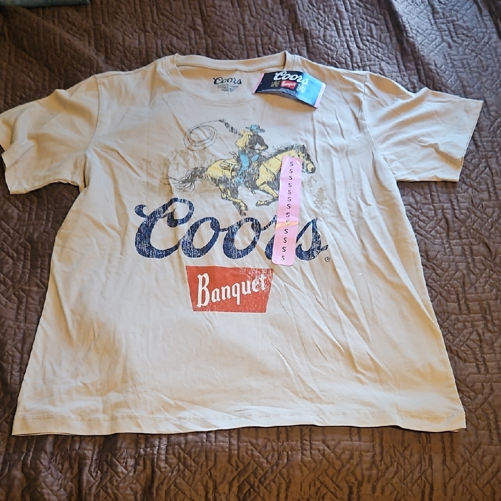 Women's Cream Coors Banquet Teeshirt